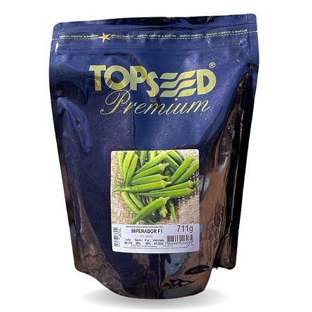 Sementes de quiabo Imperador f1 topseed premium - 10 mil sementes