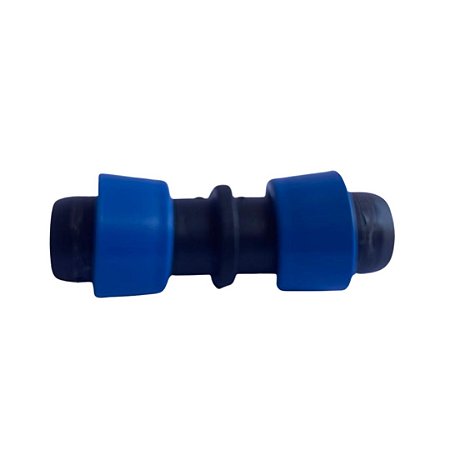 CONECTOR UNIÃO COM ANEL AZUL 16MM