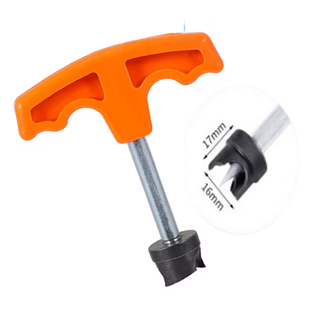 Broca Manual Perfurador para Chula no PVC 16mm p/ Irrigação