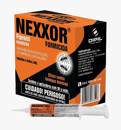 Nexxor Gel Formicida -Caixa com 4 x 30g