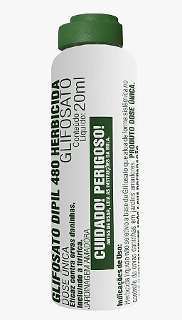 Eliminador Mato (glifosato) 480 - 20ml C/6un Dipil