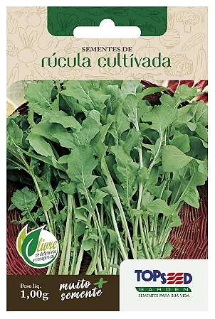 SEMENTES RÚCULA CULTIVADA Topseed Garden Único