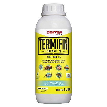 Termifin Fipron Controle insetos Mosca, aranha escorpiao -1L