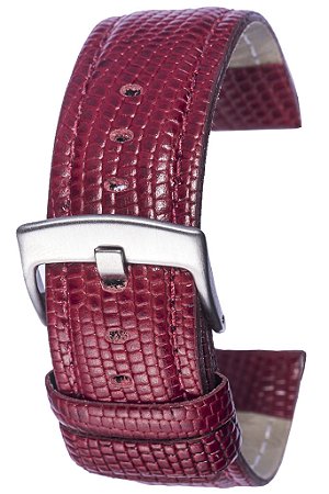 PULSEIRA DE COURO LIZARD VERMELHO