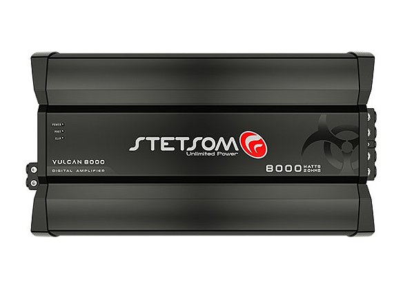 Módulo Amplificador Stetsom Vulcan 8000W RMS 2 Ohms 1 Canal