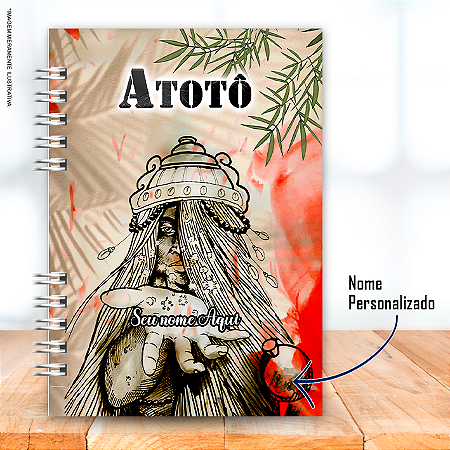 Caderno A5 Orixá Obaluayê