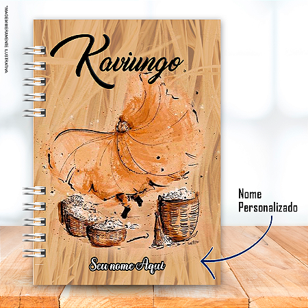 Caderno A5 Nkisi Kaviungo