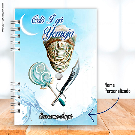 Caderno A5 Orixá Iemanjá (Paramentas)
