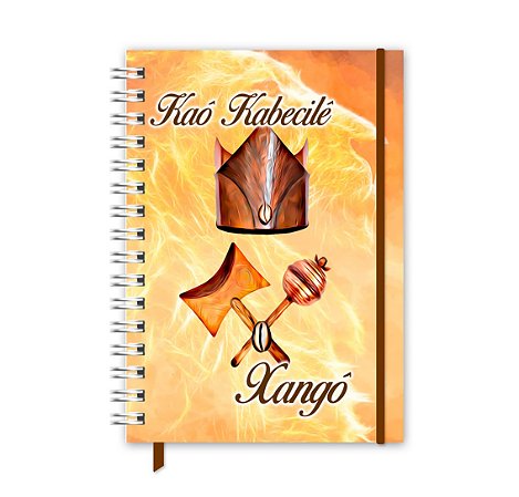 Caderno A5 Xangô paramentas