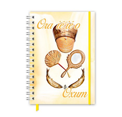 Caderno A5 Orixá Oxum (Paramentas)