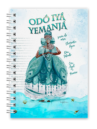 Caderno A5 Odo Yá Yemanjá