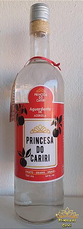 Aguardente Princesa do Cariri | Acerola 750 mL