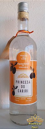 Aguardente Princesa do Cariri | Seriguela 750 mL