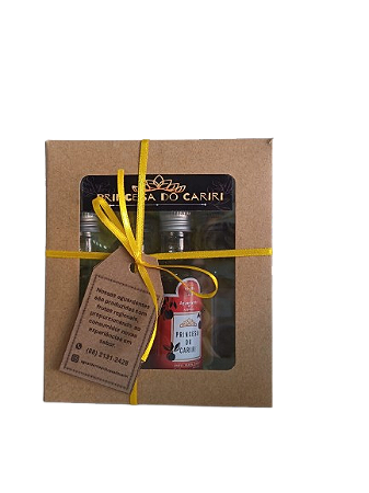 Quarteto para presente Aguardentes Princesa do Cariri | 50mL