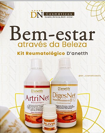 KIT REUMATOLÓGICO 3 PRODUTOS