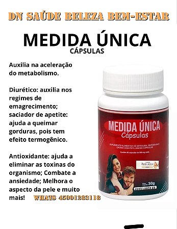 Medida única DN