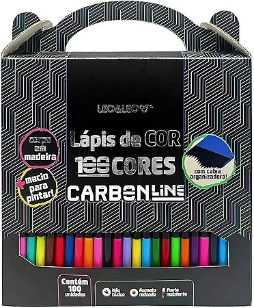 Lápis de Cor Leo&Leo Carbon Line – 100 Cores