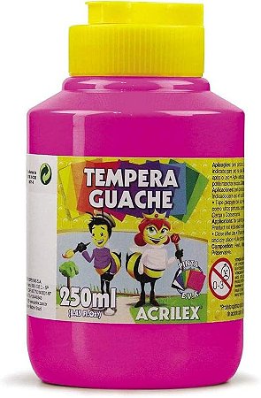 Tinta Guache Acrilex 250g - Magenta