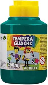 Tinta Guache Acrilex 250g - Verde Bandeira