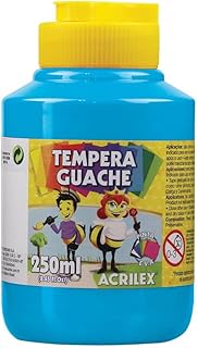 Tinta Guache Acrilex 250g - Azul Celeste