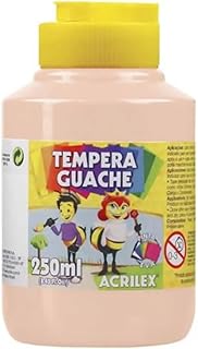 Tinta Guache Acrilex 250g - Amarelo Pessego