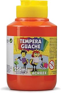 Tinta Guache Acrilex 250g - Vermelho Fogo