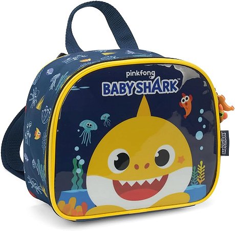 Lancheira Baby Shark Azul-Marinho
