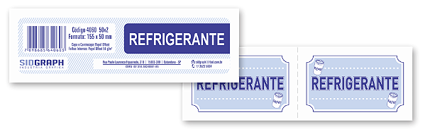 Fichas para Quermesse de Refrigerante – 50 Unidades (155x55mm)