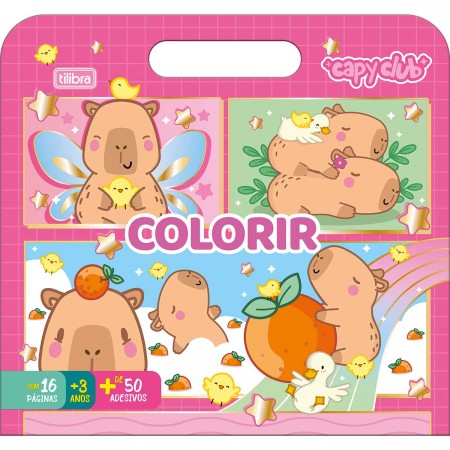 Álbum para Colorir Maleta CapyClub