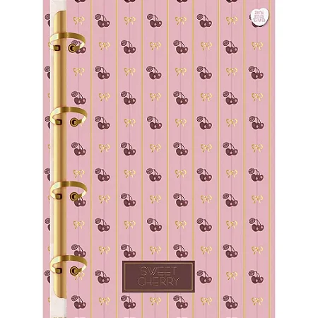 Caderno Fichário Colegial Sweet Cherry