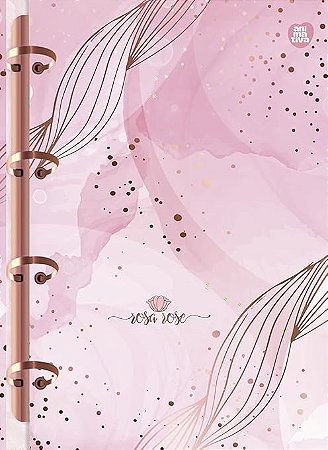 Caderno Argolado Rosa Rose