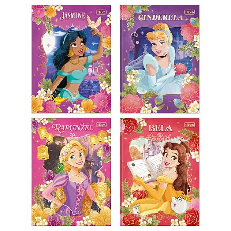 Cadernos Princesas Disney Tilibra – 80 Folhas