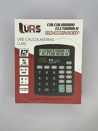 Calculadora Eletrônica LURS CLA-9805-12EXP