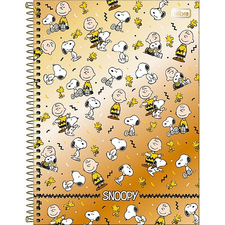 Caderno Espiral Snoopy – 10 Matérias | 160 Folhas