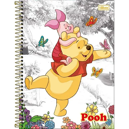 Caderno Universitário Ursinho Pooh – 1 Matéria | 80 Folhas