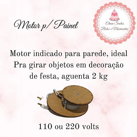 Motor de painel 12 cm