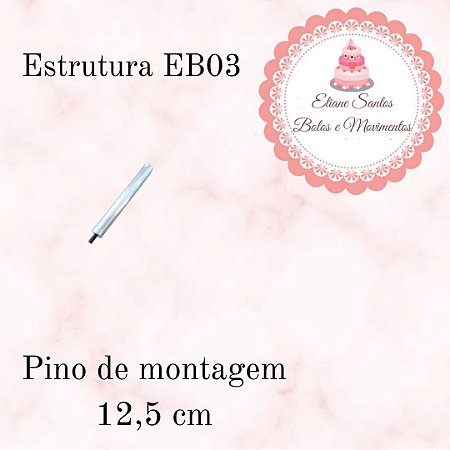 Pino da estrutura EB03 - 12,5 cm
