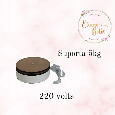 Base giratória externa 15cm p/ 5kg