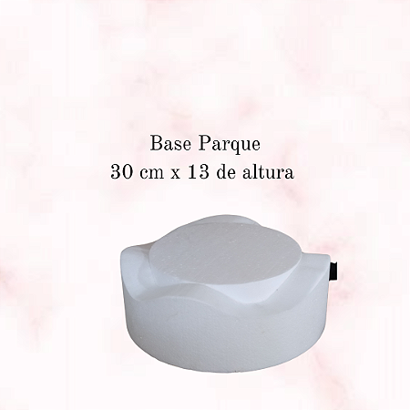 Base de isopor - 30 cm para parque de diversões