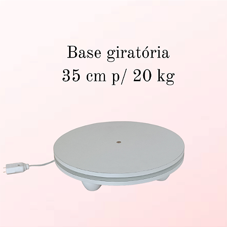 Base giratória - 35 cm p/ 20 kg