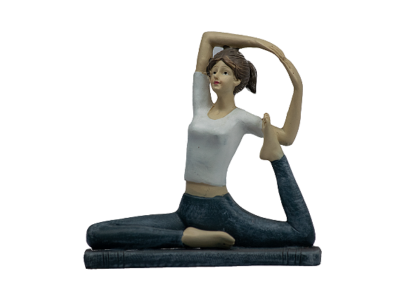 ESCULTURA MULHER NA YOGA