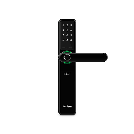 Fechadura Inteligente de Embutir com Biometria IFR 7000 Preta Intelbras