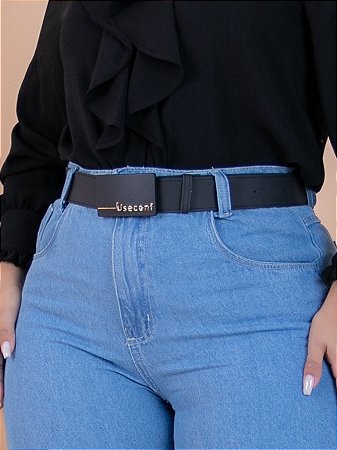 Cinto Preto Plus Size