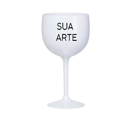 TAÇA DE GIN JATEADA