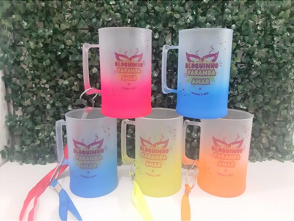 DUPLICADO - CANECA DE CHOPP JATEADA COM TIRANTE