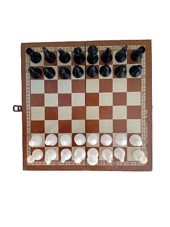 Jogo de Xadrez com tabuleiro e peças