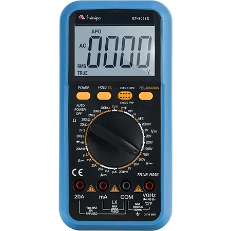Multímetro Digital Minipa ET2082E