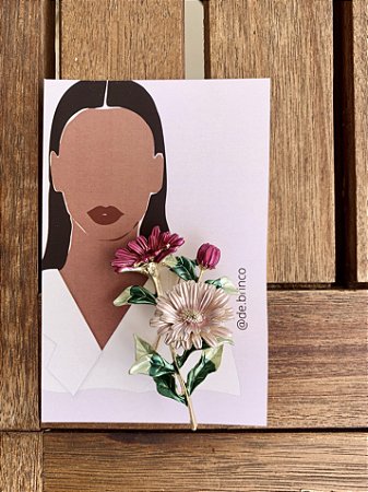Broche Ramalhete Duo