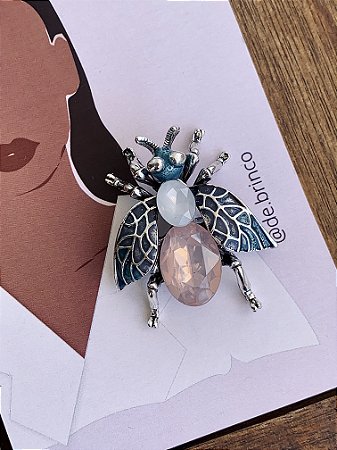 Broche Inseto Stones
