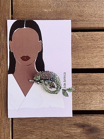 Broche Camaleão P